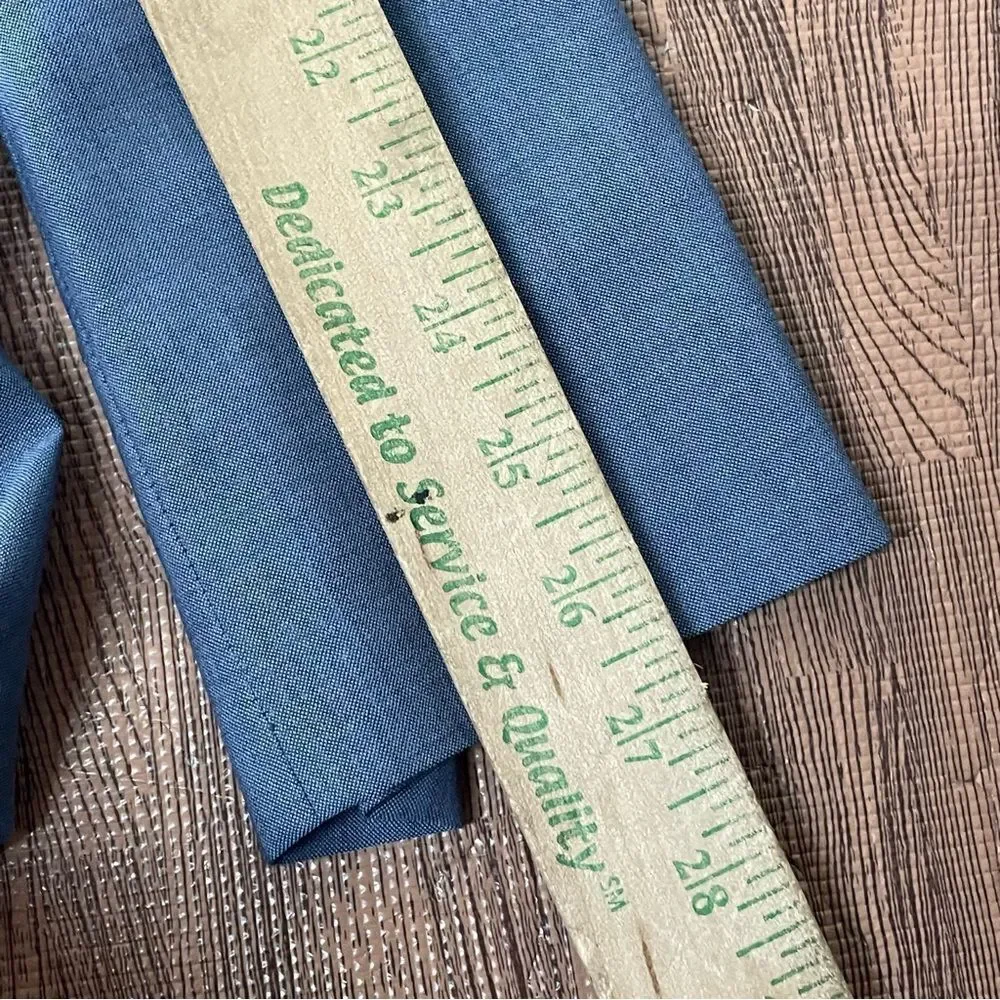 J Crew Ludlow Blazer Sport Coat Men’s‎ Blazer 44L Blue American Woolens 2 Btn
